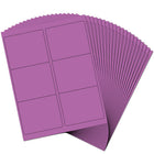 JAM Paper Laser/Inkjet Address Label - 4" x 3-3/8" - Purple - 120 Pack-Size: Large (3.3 x 4 inches), Printer friendly labels are easy to create and customize