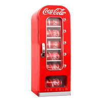 Koolatron Coke Vending Fridge 18L (CVF18)-Retro-designed beverage cooler holds up to 10 (355ml/12oz.) cans