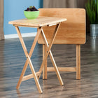 Winsome Alex 2-Piece Snack Table Set, Natural Finish (42290)-5