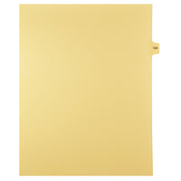 Mark Maker Legal Tabs - Letter Size - Buff - 1/15th cut - 25 tabs per package - 5 packages Pack - Number 124-Buff SingleTabs