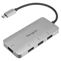 Targus USB-C Multi-Port Hub with 4 USB-A 3.0 Ports-Turn one USB-C port into 4 USB-A 3.0 ports