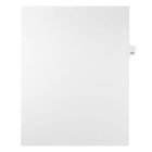 Mark Maker Legal Exhibit Index Tab White Single Tabs, 1/25th Cut, Letter Size, No Holes, Number 133, 25 Pack-White Single Tabs, 1/25th Cut