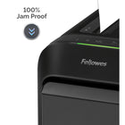 Fellowes Powershred LX190 Cross-Cut Shredder-Integrated SafeSense Technology stops shredding when hands or paws touch the paper entry