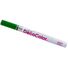 JAM Paper Marvy Uchida Fine-Line Opaque Paint Markers - Green - 5 Pack (7665895g)-Dimension: 5.5"H x 0.4"W x 0.4"D