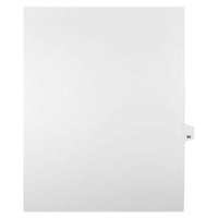Mark Maker Legal Exhibit Index Tab White Single Tabs, 1/25th Cut, Letter Size, No Holes, Number 66, 25 Pack-White Single Tabs, 1/25th Cut