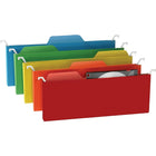 Find It Tab View Mini Hanging Folder, 4-1/2" x 11", Assorted Colours, 6 Pack-Perfect for holding receipts, checks, business cards, CDs or coupons