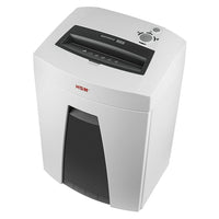 HSM Securio C18-1/4” Strip-Cut Shredder, 20 Sheets Capacity-Optimized cutting device technology destroys 19-20 sheets of paper, creating 38 strip-cut particles per page