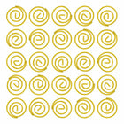 JAM Paper Colored Circular Paper Clips - Yellow - 2 Packs of 50-These colorful paperclips are great for organizing papers at home, school, or the office