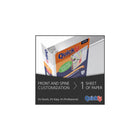 QuickFit Angle D-Ring Binder - White - 3-Ring - Ledger Size - 11" W x 17" L - 1 1/2" Capacity-Polypropylene