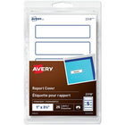 Avery Permanent Report Cover Labels, 1" x 3-1/2", Blue Border, 25 Pack-Report Cover Labels are designed to stick to binders, report covers, duo-tangs, and more. Blue bordered report cover labels can be handwritten or printed for a professional look.