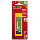 OLFA AB 9mm Precision Snap Blades - Silver - 50 Pack-Silver high-carbon Japanese tool steel