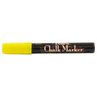 JAM Paper Marvy Uchida Liquid Chalk Markers Erasable Dustless - Broad Point - Yellow-These versatile Chalk Markers can be used on any non-porous surface such as: Whiteboards, Lightboards, Chalkboards, Windows, Windshields, and more!