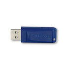 Verbatim Store 'n' Go 16 GB USB Flash Drives - Green & Blue - 2 Pack-Retractable USB connector means no cap to lose