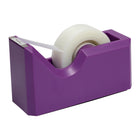 JAM Paper Office & Desk Sets, Stapler Tape Dispenser, Purple (3378PU)-Stapler Size: 6 x 2.5 x 1.125 inches