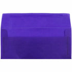 JAM Paper #10 Business Translucent Vellum Envelopes - 4.125" x 9.5" - Primary Blue - 50 Pack-Quantity: 50 envelopes per pack