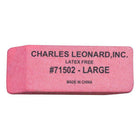Charles Leonard Large Synthetic Wedge Eraser, Pink, 120 Pack (CHL71502)-Pink