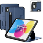 Zugu Magnetic Folio Case for iPad 10th Gen 10.9” (2022) and iPad A16 11th Gen (2025) - Blue (Slate)-Magnetic Folio Cover in Blue (Slate)