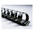 GBC CombBind Binding Spines, 5/8", Black, 25/Pack-1