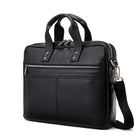 Samsonite Classic Leather Slim Brief, Black-Black, Top Grain Leather