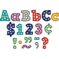 Teacher Created Resources 4" Marquee Bold Block Letters Combo Pack, 690 Pack-Theme: Marquee
