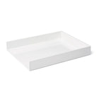 Poppin Single Letter Tray - White-Poppin's White Letter Tray matches perfectly with all White Poppin's products