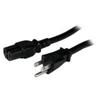 StarTech 4 Ft Heavy Duty 14 Awg Computer Power Cord, Nema5-15P to C15-Maximum power handling capability, for larger devices