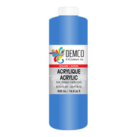 DEMCO EnCouleurs Inc School Acrylic Paint - 500 mL - Light Blue-School acrylic