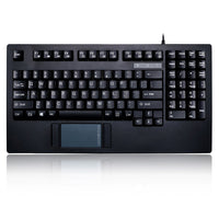 Adesso EasyTouch Rackmount Touchpad Keyboard - Black-USB Touchpad Keyboard