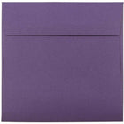 JAM Paper 6 x 6 Square Envelopes, Dark Purple, 100 Pack (563912522g)-Dark purple