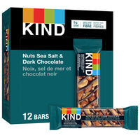 KIND Dark Chocolate Nuts & Sea Salt Snack Bars - 40 g - 12 Pack-Ingredients you can see and pronounce