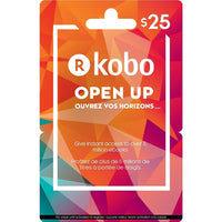 Kobo $25 Gift Card-Air Miles cannot be collected on Gift Card purchases.