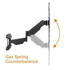 Speedex LDA24-442 Interactive Counterbalance Gas Spring Wall Mount for 23-55 inch LED, LCD Flat Panel TVs-Built-in spring tension gauge
