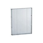 Azar Displays 20" x 16" Pegboard 1-Sided Wall Panel, Translucent Clear, 2 Pack-For use with flat surface
