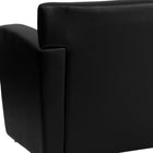 Flash Furniture Hercules Majesty Series Leather Love Seat, Black-Flared Arms