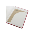 Letts Icon Note Notebook - 7 5/8" x 5" - Red-Smooth luxury coated paper cover with foil detail