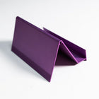 Futech BC001PI Aluminum Slanted Business Card Holder, Lilac, 2 Pack-Business Cards Slot: 0.5" - Front Plate: 0.75" - 1mm Thickness