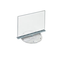 Azar Two-Sided Revolving Acrylic Sign Holder - 11" x 8.5" - 2 Pack-Sold in Packs of: 2