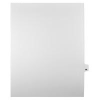 Mark Maker Legal Tabs - Letter Size - White - 1/25th cut - 25 tabs per package - 5 packages Pack - Number 68-White Single Tabs