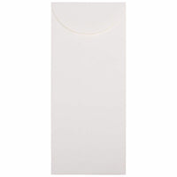JAM Paper #11 Policy Business Strathmore Envelopes - 4.5" x 10.375" - Bright White Wove - 50 Pack-Colour: Bright White