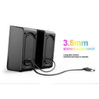 Havit SK700 Designed for Gamers, USB Powered, RGB Lights Speaker - Black-Controls: Manual adjusting knob