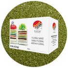Sandtastik Floral Coloured Sand, 10 lb (4.5 kg) Box, Kiwi-Coarse grain with natural sparkle throughout