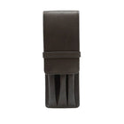 Ashlin Trapani Top Flap Triple Pen Case – Black-Top Flap Triple Pen Case. Designed especially for the finest writing instruments