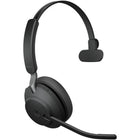 Jabra Evolve2 65, Link 380c, Mono MS Headset - Black-Wearing Style: Over-the-Head, Color: Black