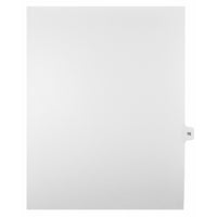 Mark Maker Legal Tabs - Letter Size - White - 1/15th cut - 25 tabs per package - 5 packages Pack - Number 70-White Single Tabs