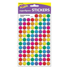 Trend Enterprises Superspots Stickers, Colourful Smiles, 8000 Pack (T-46134)-Design: Smile