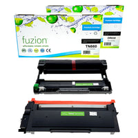 fuzion Brother TN660 DR630 Compatible Imaging Kit - High Yield - Black-Ink Colour: Black
