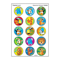 Trend Enterprises Awesome Animals/Tropical Stinky Stickers (T-83438)-Incentive Chart/Pad Stickers