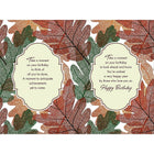 Rosedale Greeting Card, Birthday Grandson, Cake & Leaves-Card shop quality greeting cards