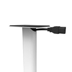 Kanto SP26PLW 26" Tall Bookshelf Speaker Floor Stands, White, 2 Pack-26 inch Tall Speaker Stands