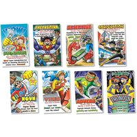 North Star Teacher Resources Parts Of Speech Bulletin Board Set, Superheroes (NST3021)-Superheroes